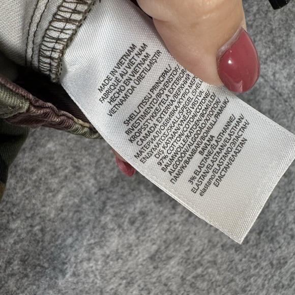 Polo Ralph Lauren Camo Cargo Pants Boys 20 British Zip Drawstring Grunge Outdoor - Picture 9 of 13